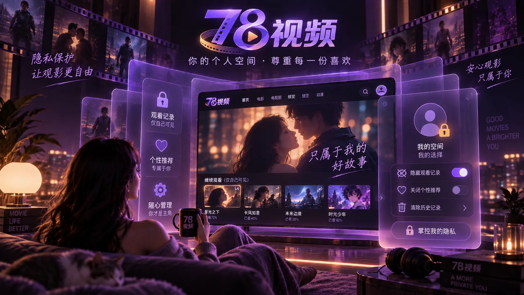 78视频站内搜索与浏览隐私说明